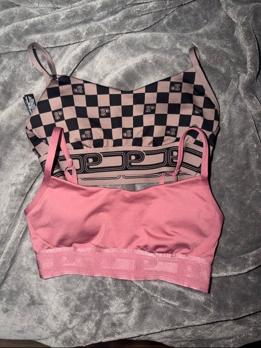 Pink & Checkered Top - Picture 1 of 3